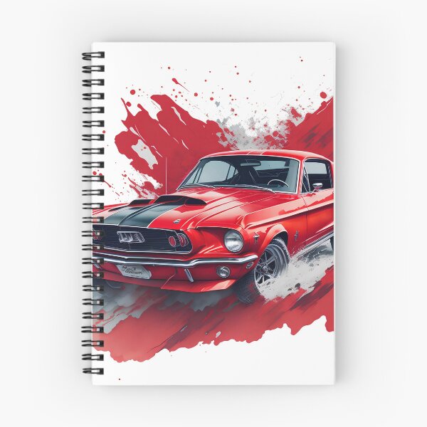 Item preview, Watercolor splash 1968 ford mustang designed and sold by MahmodArt.