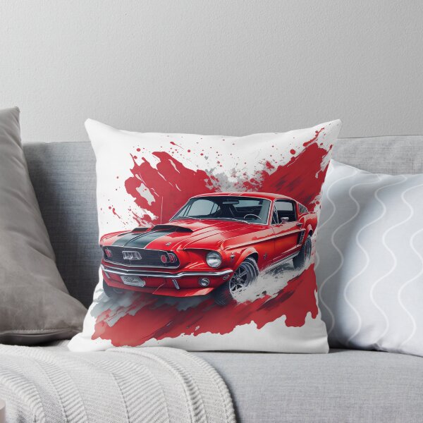 Item preview, Watercolor splash 1968 ford mustang designed and sold by MahmodArt.