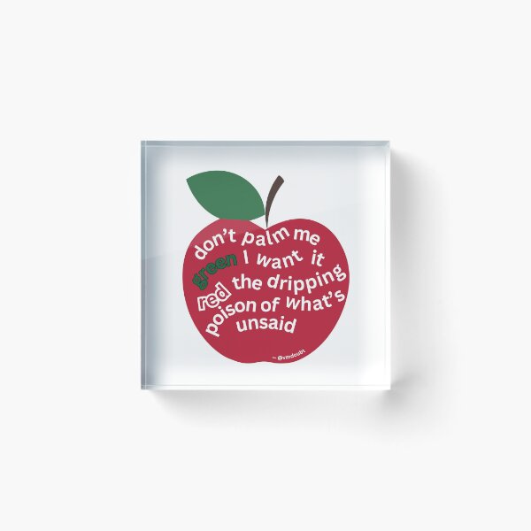 Item preview, 'Apple' by the poet @vmdoubt Quote designed and sold by vmdoubt.