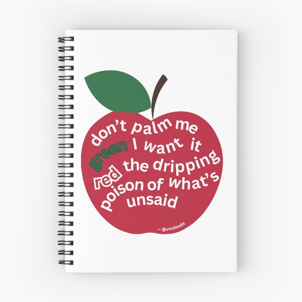 Item preview, 'Apple' by the poet @vmdoubt Quote designed and sold by vmdoubt.