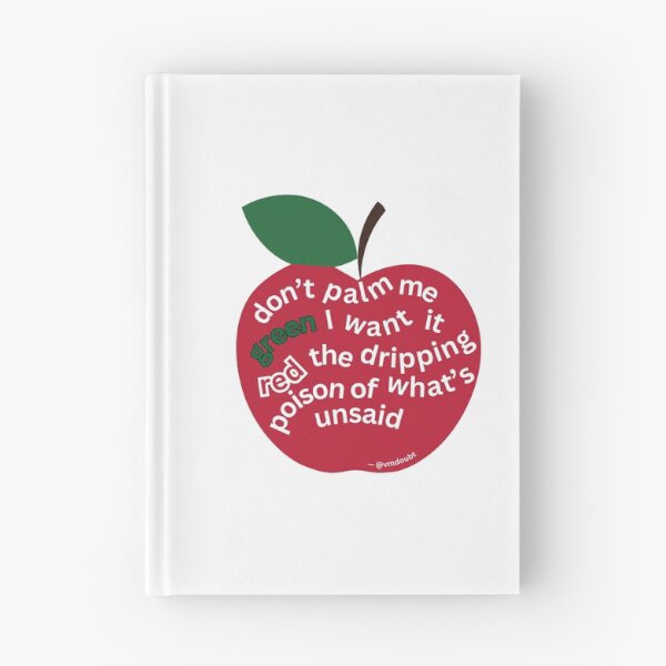 Item preview, 'Apple' by the poet @vmdoubt Quote designed and sold by vmdoubt.