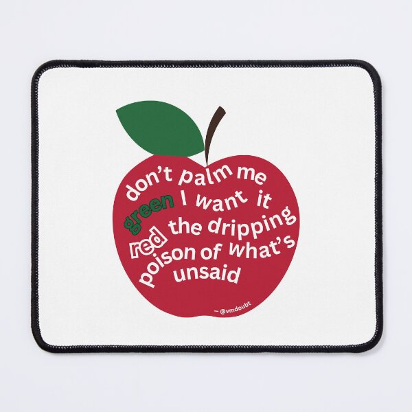 Item preview, 'Apple' by the poet @vmdoubt Quote designed and sold by vmdoubt.