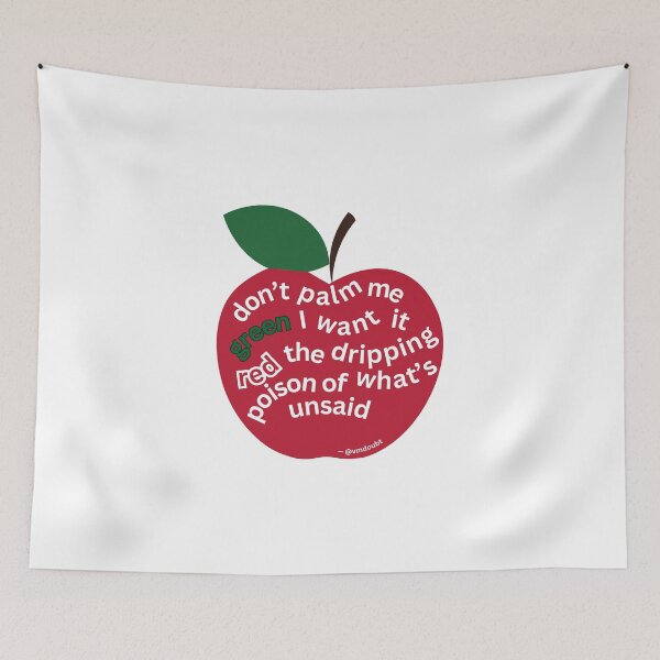 Item preview, 'Apple' by the poet @vmdoubt Quote designed and sold by vmdoubt.