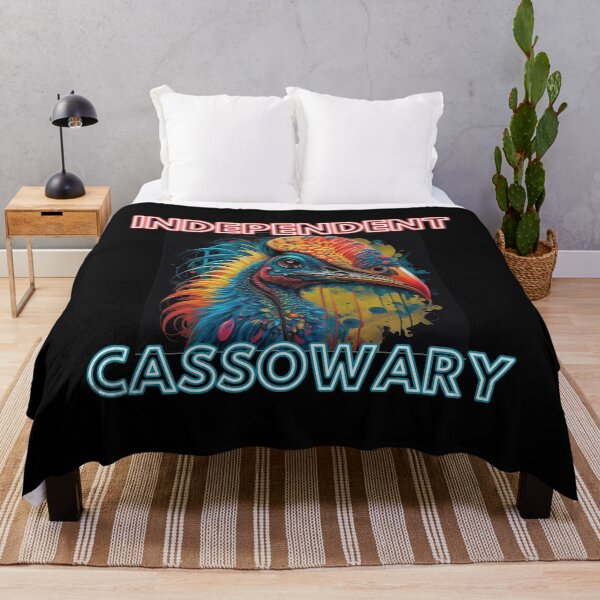 Item preview, Cassowary is independent bird van Gogh style funny artistic gifts designed and sold by thankful-loco.