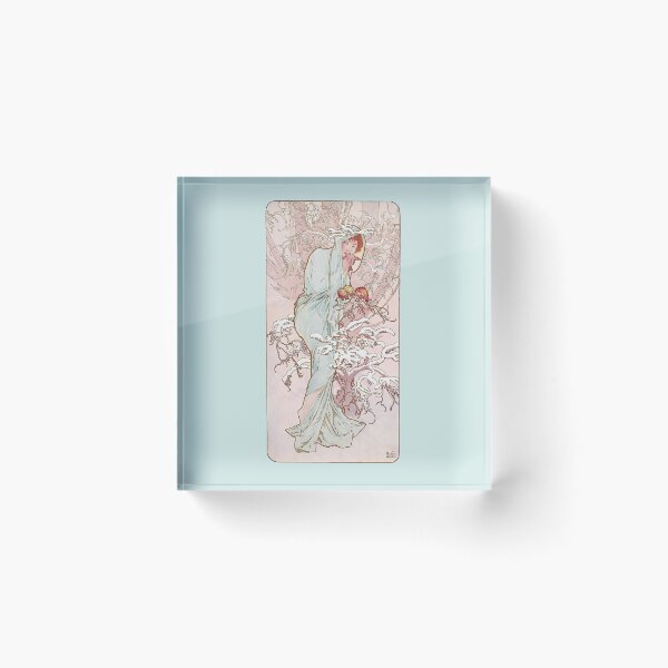 Item preview, The Four Seasons - Winter, by Alphonse Mucha. HIGH DEFINITION designed and sold by MINDTHECHERRY.