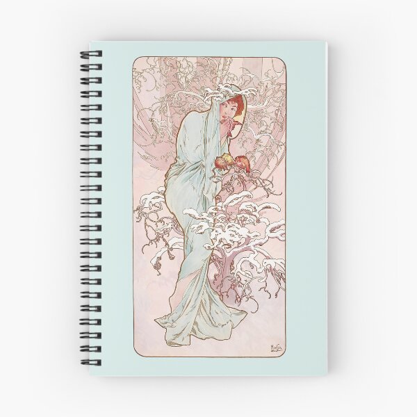 Item preview, The Four Seasons - Winter, by Alphonse Mucha. HIGH DEFINITION designed and sold by MINDTHECHERRY.