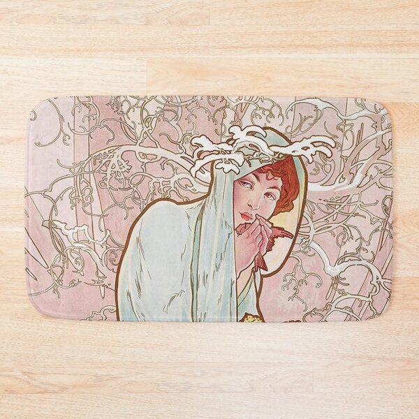 Item preview, The Four Seasons - Winter, by Alphonse Mucha. HIGH DEFINITION designed and sold by MINDTHECHERRY.