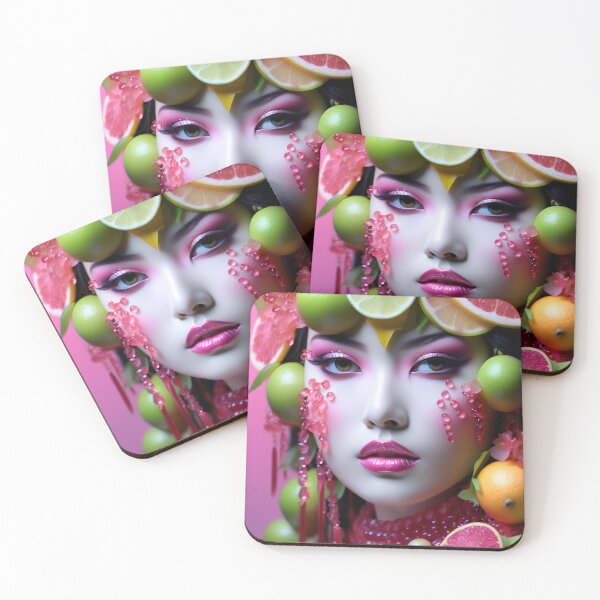 Item preview, Female Face fruit 04 designed and sold by txstock.