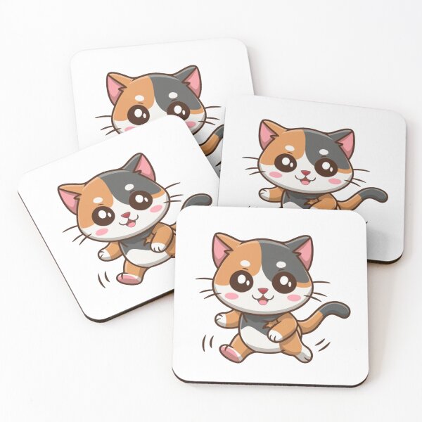Item preview, Sneaky Calico Cat in the run designed and sold by bukajart.