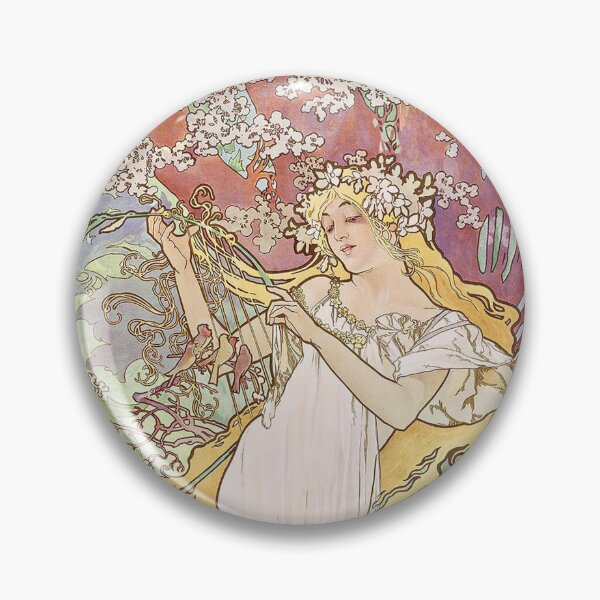 Item preview, The Four Seasons - Spring, by Alphonse Mucha. HIGH DEFINITION designed and sold by MINDTHECHERRY.