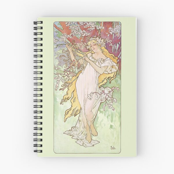 Item preview, The Four Seasons - Spring, by Alphonse Mucha. HIGH DEFINITION designed and sold by MINDTHECHERRY.