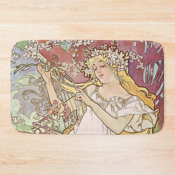 Item preview, The Four Seasons - Spring, by Alphonse Mucha. HIGH DEFINITION designed and sold by MINDTHECHERRY.