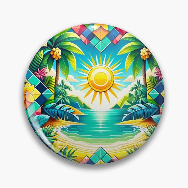 Artikelvorschau, „Tropical Radiance: Insel-Kaleidoskop“ entworfen und verkauft von APARTAI EU.