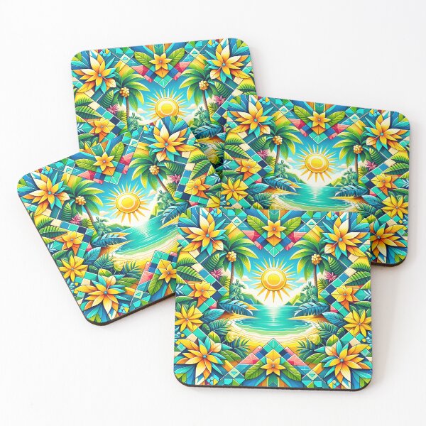 Item preview, "Tropical Radiance: Island Kaleidoscope" designed and sold by APARTAI EU.