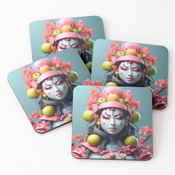 Item preview, Female warrior Face Fruit 01 designed and sold by txstock.