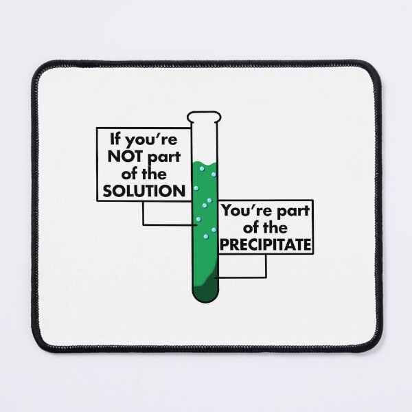 Item preview, test tube solution joke – white designed and sold by Gabriela Stuart.