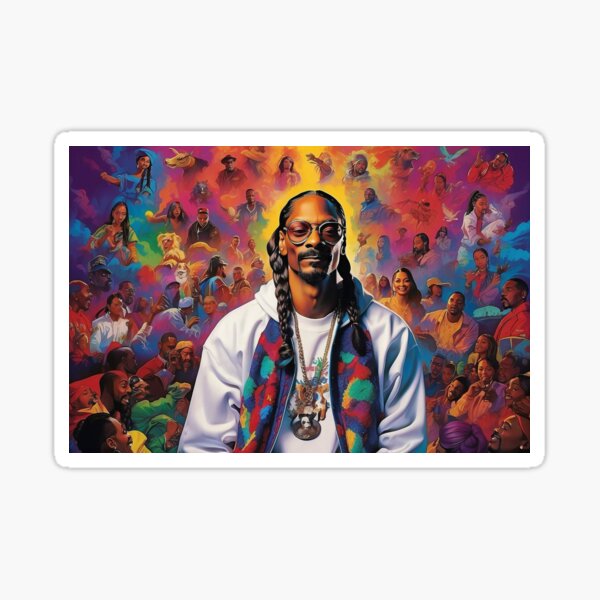Snoop Dogg Art Stickers for Sale | Free US Shipping | Redbubble