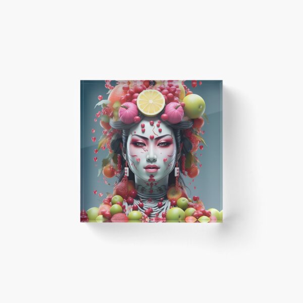Item preview, Female warrior Face Fruit 02 designed and sold by txstock.