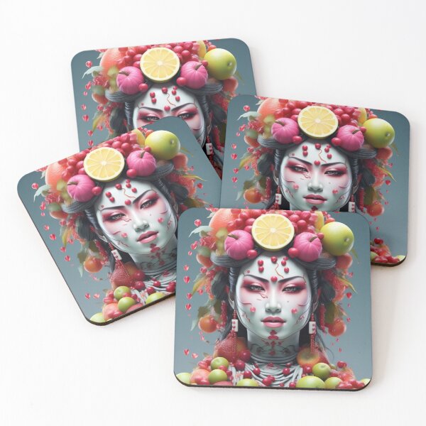 Item preview, Female warrior Face Fruit 02 designed and sold by txstock.