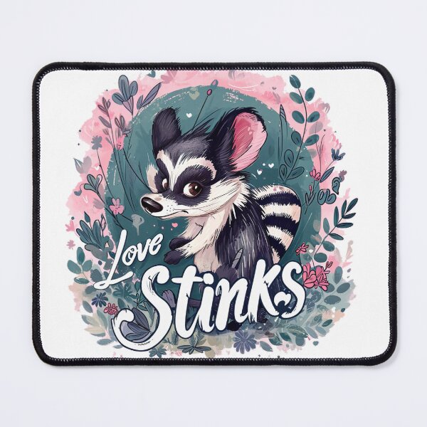 Item preview, 'Love Stinks' Skunk #2 designed and sold by Driftwood Spirits.
