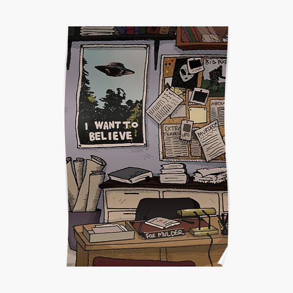 Mulder's Office Poster
