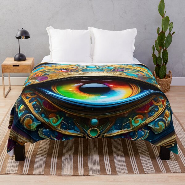 Item preview, Ojo surrealista colorido - Arte surrealista designed and sold by Delerat7.