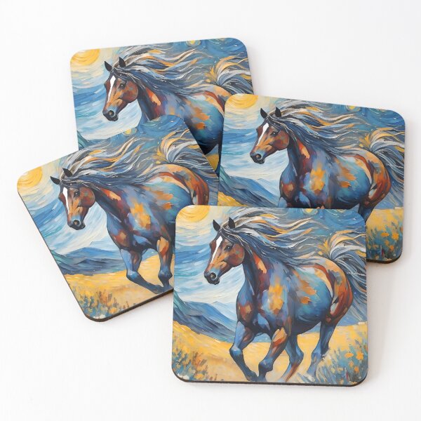 Item preview, Beautiful Horse Galloping Through the Wildflowers designed and sold by Angelandspot.