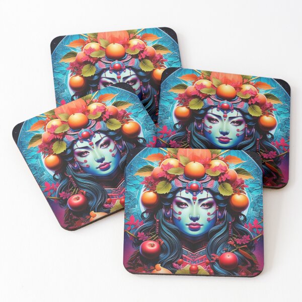 Item preview, Female warrior Face Fruit 04 designed and sold by txstock.