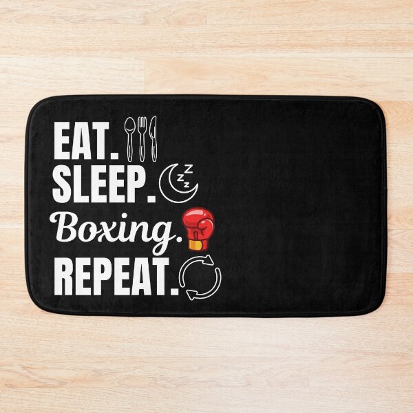 Item preview, Eat, sleep, boxing, repeat. Boxing sport fighters and lovers designed and sold by NBSStore.