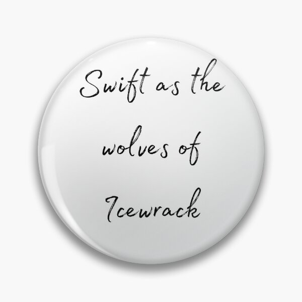 Item preview, DOTA 2 quote | Crystal Maiden | Swift as the wolves of Icewrack | queenoflaura designed and sold by queenoflaura.