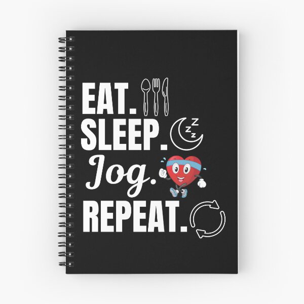 Item preview, Eat, sleep, jog, repeat. Jogging activity lovers designed and sold by NBSStore.
