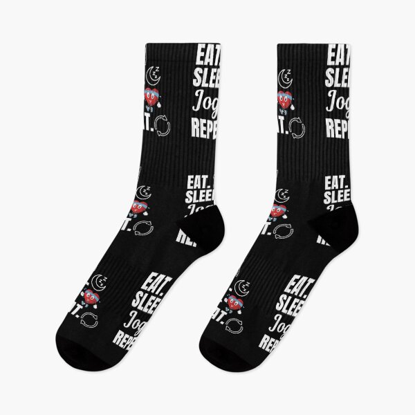 Item preview, Eat, sleep, jog, repeat. Jogging activity lovers designed and sold by NBSStore.
