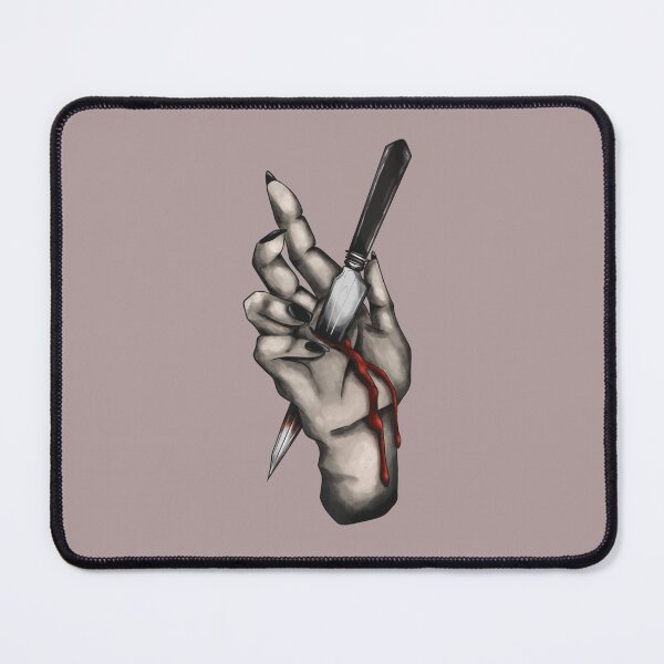 Item preview, Hand with knife designed and sold by sagegreenmoon.