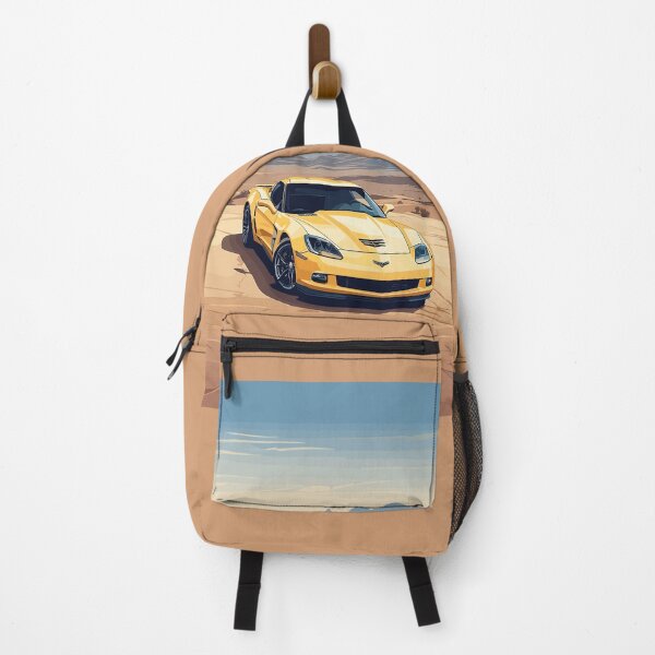 Item preview, Modern American Muscle Car Yellow Desert Poster designed and sold by VenZolic.