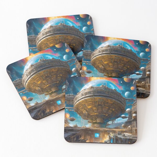 Item preview, Futuristic City - Surreal Sci Fi designed and sold by Delerat7.