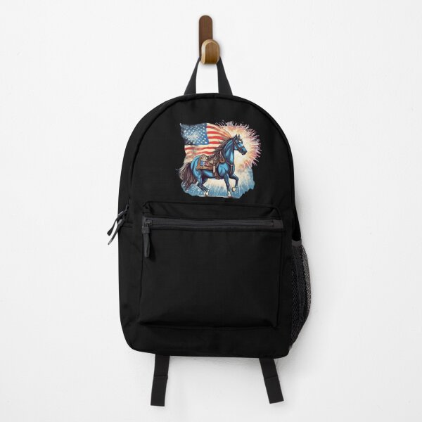 Item preview, Patriotic Horse American Flag Horseback Riding Western Farm designed and sold by love3617.