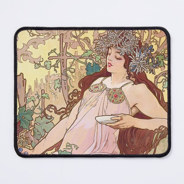 Item preview, HD. Spring, by Alphonse Mucha (1896) High Definition designed and sold by MINDTHECHERRY.