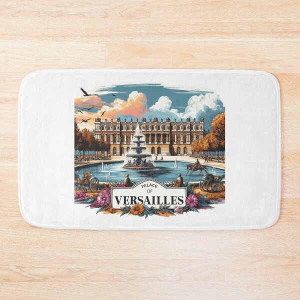 Item preview, PALACE OF VERSAILLES Watercolor designed and sold by PaintMeWorld.