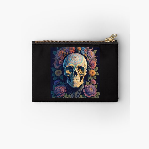 Item preview, Flowery Skull designed and sold by UniqueArtsOnly.