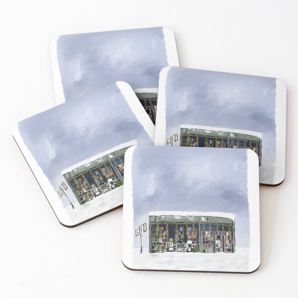 Item preview, Cozy book store  designed and sold by didemozberkartprints.