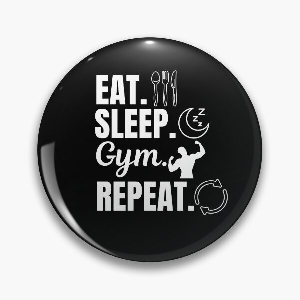 Item preview, Eat, sleep, gym, repeat. Gym workout activity lovers designed and sold by NBSStore.