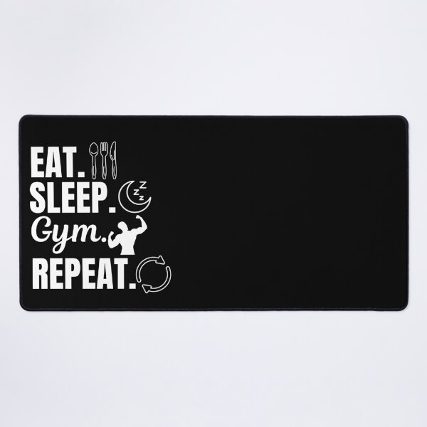 Item preview, Eat, sleep, gym, repeat. Gym workout activity lovers designed and sold by NBSStore.