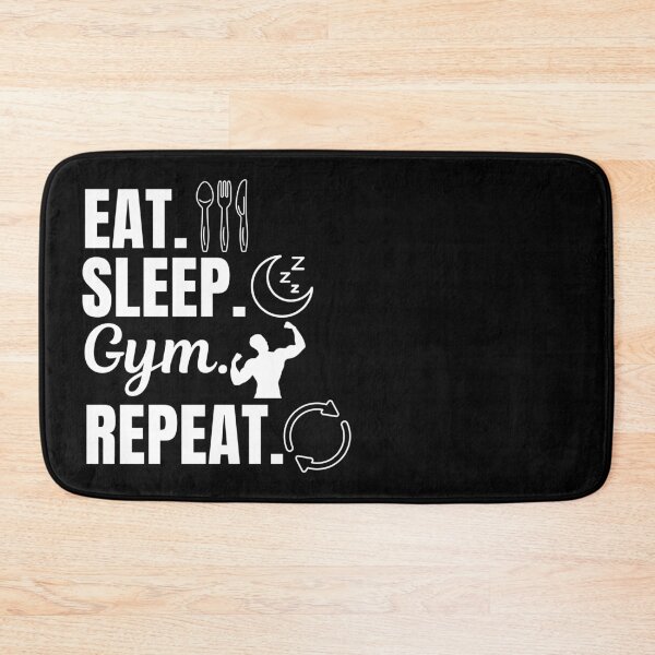 Item preview, Eat, sleep, gym, repeat. Gym workout activity lovers designed and sold by NBSStore.