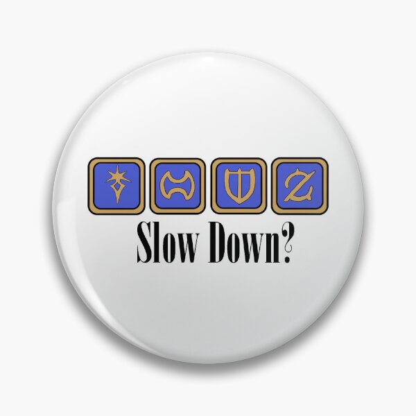 Item preview, Slow Down? designed and sold by AncientStories.