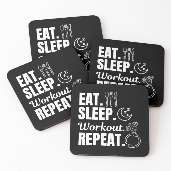 Item preview, Eat, sleep, workout, repeat. Gym workout activity lovers designed and sold by NBSStore.