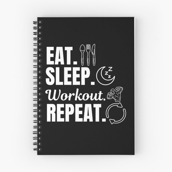 Item preview, Eat, sleep, workout, repeat. Gym workout activity lovers designed and sold by NBSStore.