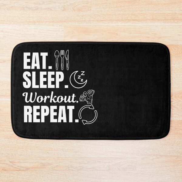 Item preview, Eat, sleep, workout, repeat. Gym workout activity lovers designed and sold by NBSStore.