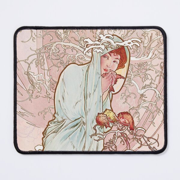 Item preview, The Four Seasons - Winter, by Alphonse Mucha. HIGH DEFINITION designed and sold by MINDTHECHERRY.