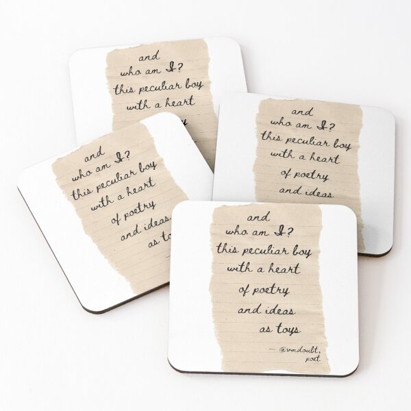 Item preview, 'Queer Ghost Foreign Coast' by the poet @vmdoubt - "who am I? this peculiar boy with a heart full of poetry and ideas as toys" designed and sold by vmdoubt.