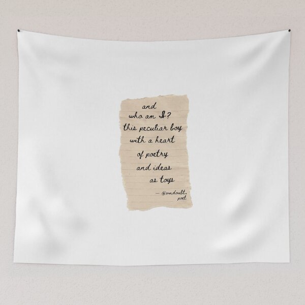 Item preview, 'Queer Ghost Foreign Coast' by the poet @vmdoubt - "who am I? this peculiar boy with a heart full of poetry and ideas as toys" designed and sold by vmdoubt.